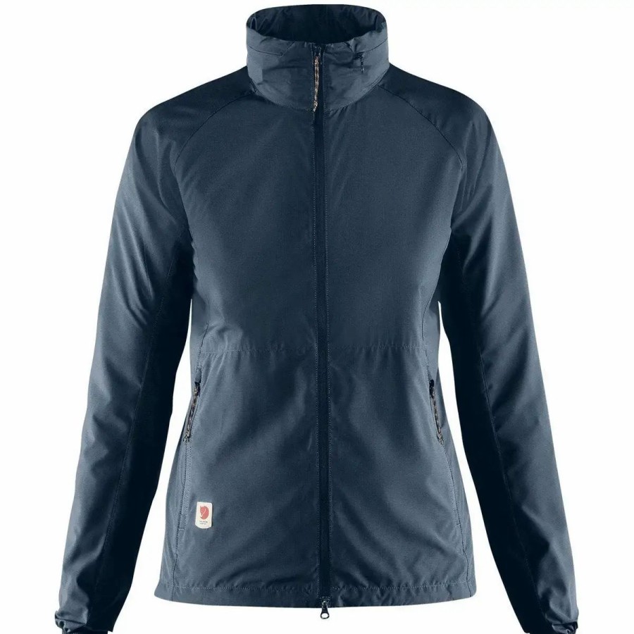 Travel Comfort * | Fjallraven Women'S High Coast Lite Jacket Navy