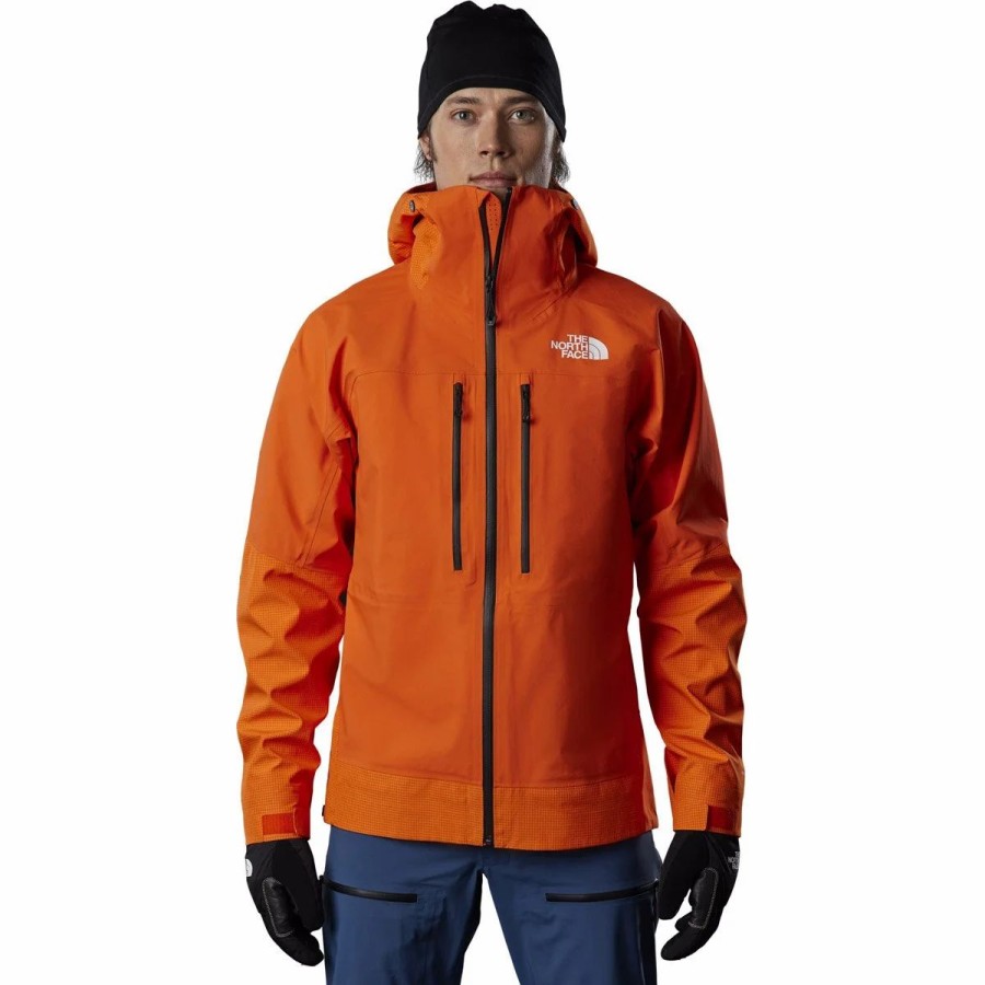 Travel Comfort * | The North Face Men'S Summit L5 Futurelight Jacket Red Orange