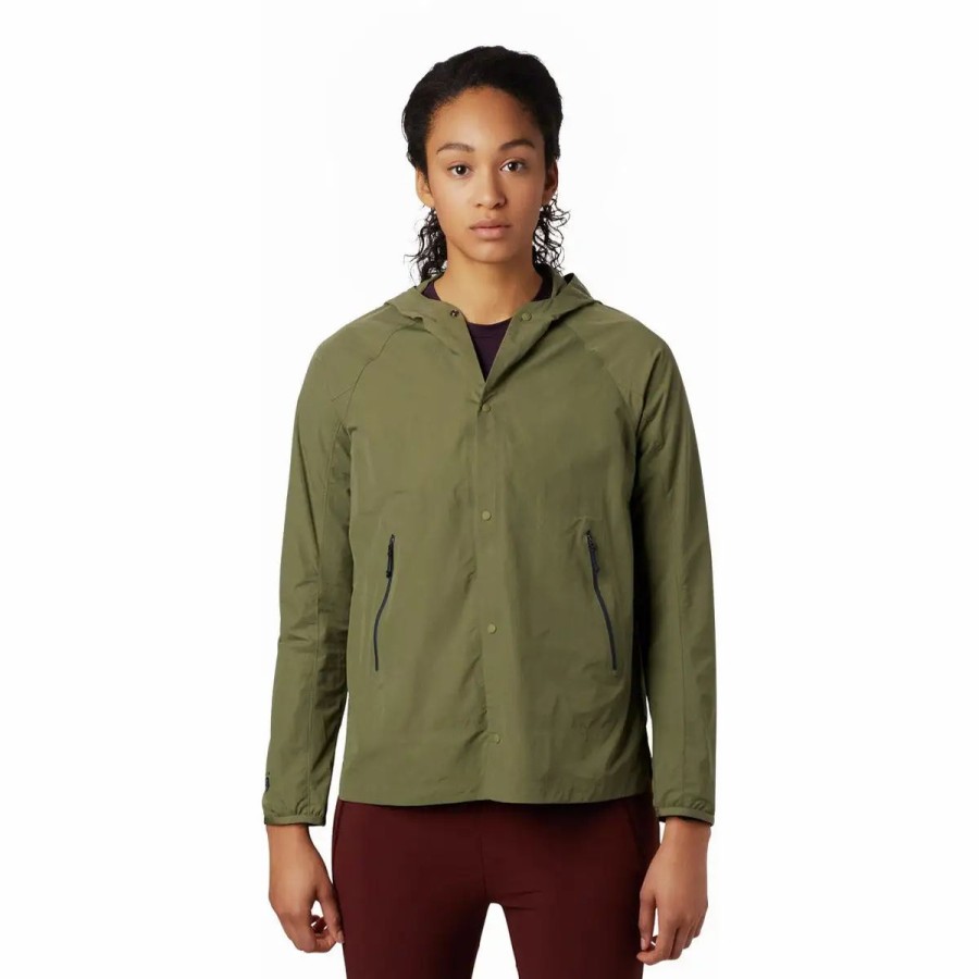 Travel Comfort * | Mountain Hardwear Women'S Railay Hoody Light Army