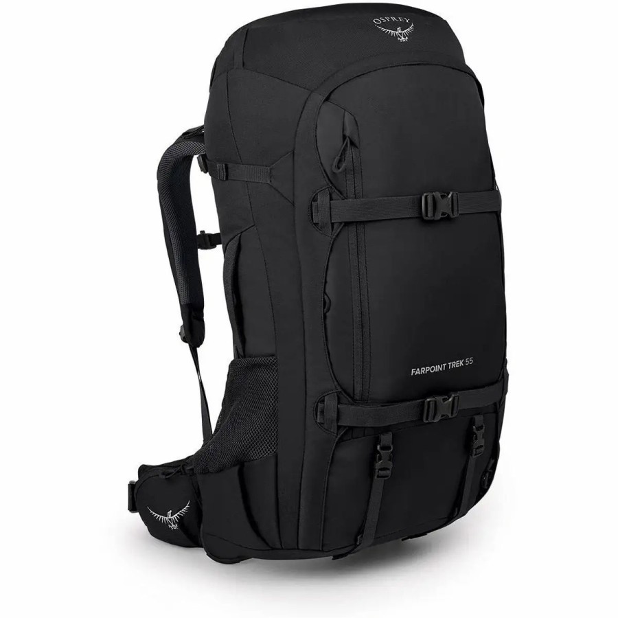 Backpacks * | Osprey Packs Farpoint Trek 55 Black