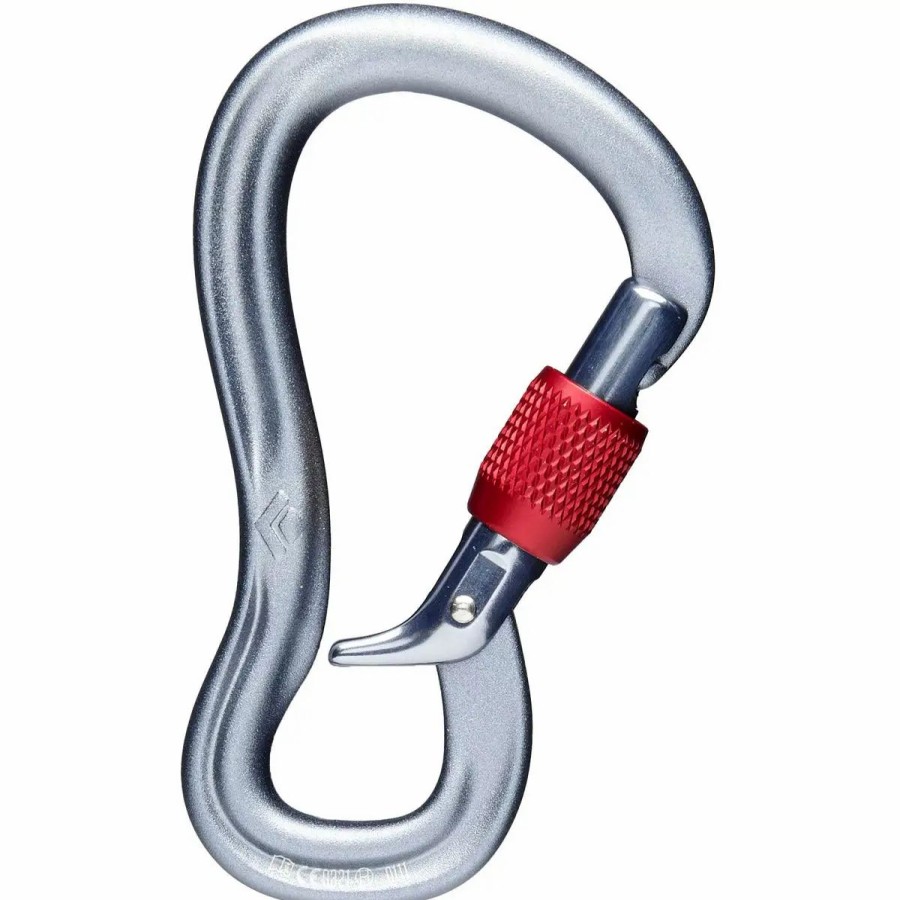 Climb * | Black Diamond Gridlock Screwgate Carabiner No Color