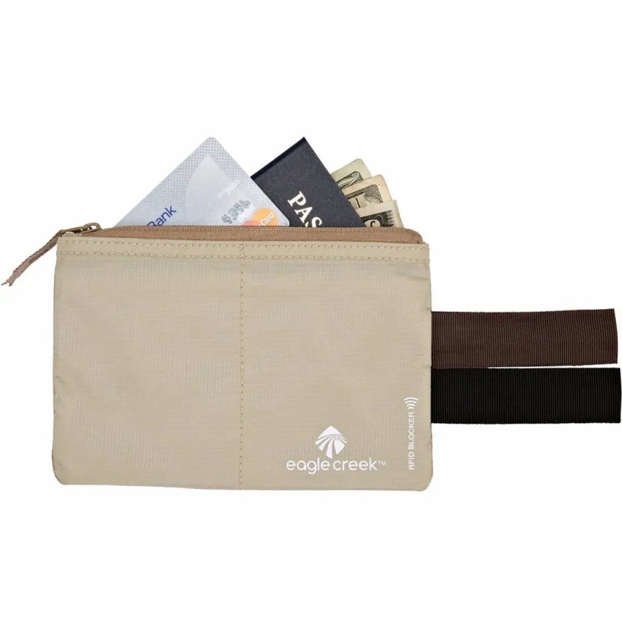 Travel Security * | Eagle Creek Rfid Blocker Hidden Pocket Tan