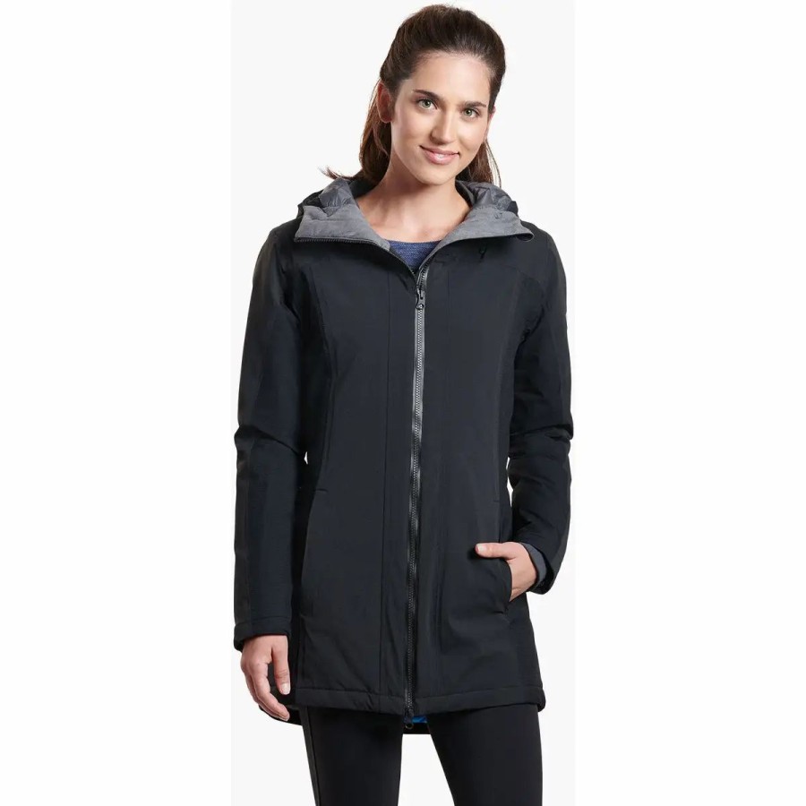 Travel Comfort * | Kuhl Women'S Kopenhagen Insulated Shell Raven