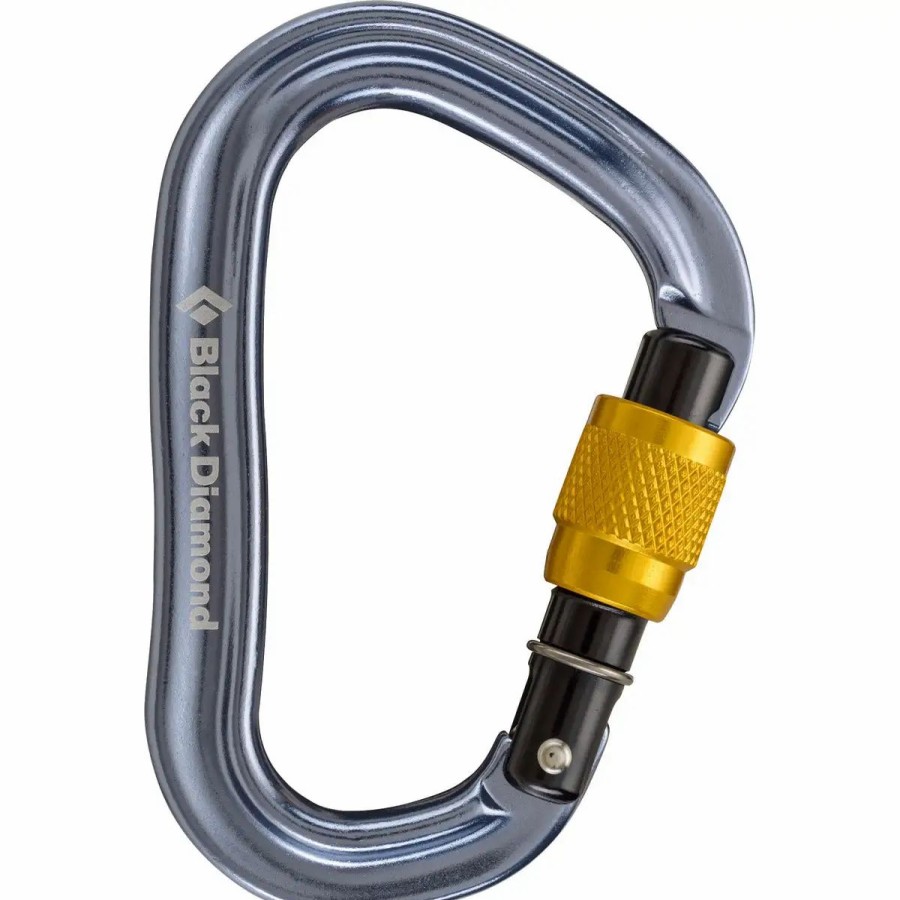 Climb * | Black Diamond Vaporlock Screwgate Carabiner No Color