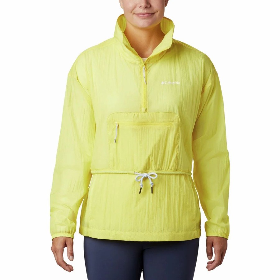 Travel Comfort * | Columbia Women'S Berg Lake Anorak Buttercup