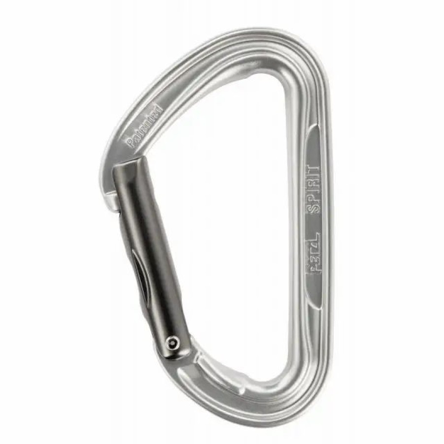 Climb * | Petzl Spirit Bent Gate Carabiner