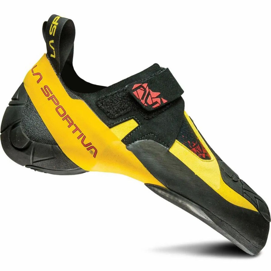 Climb * | La Sportiva Skwama Climbing Shoe Black/Yellow