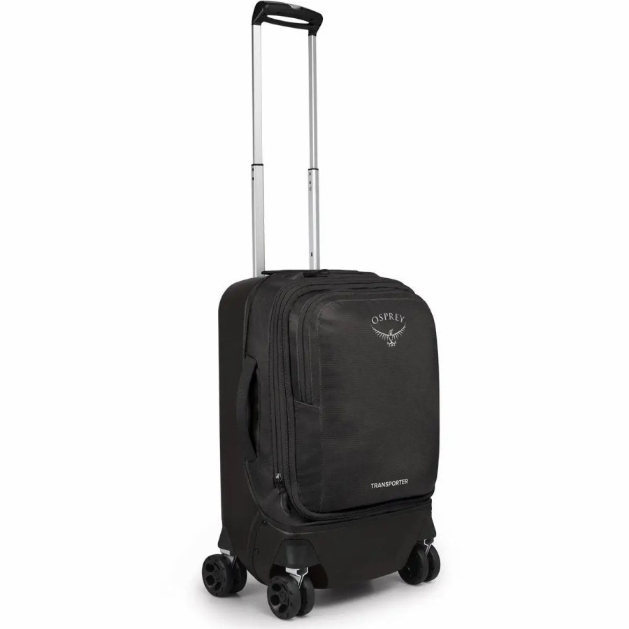 Luggage * | Osprey Packs Transporter 4-Wheel Hybrid Carry-On 36+5L/22 Black