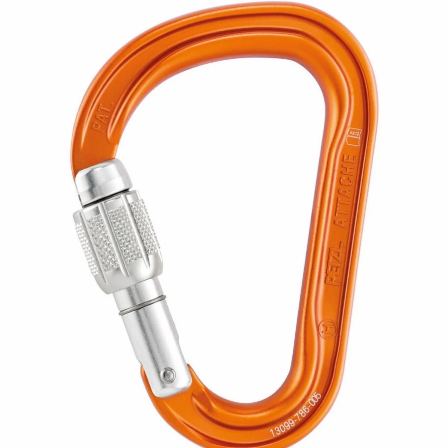 Climb * | Petzl Attache Screw-Lock Carabiner