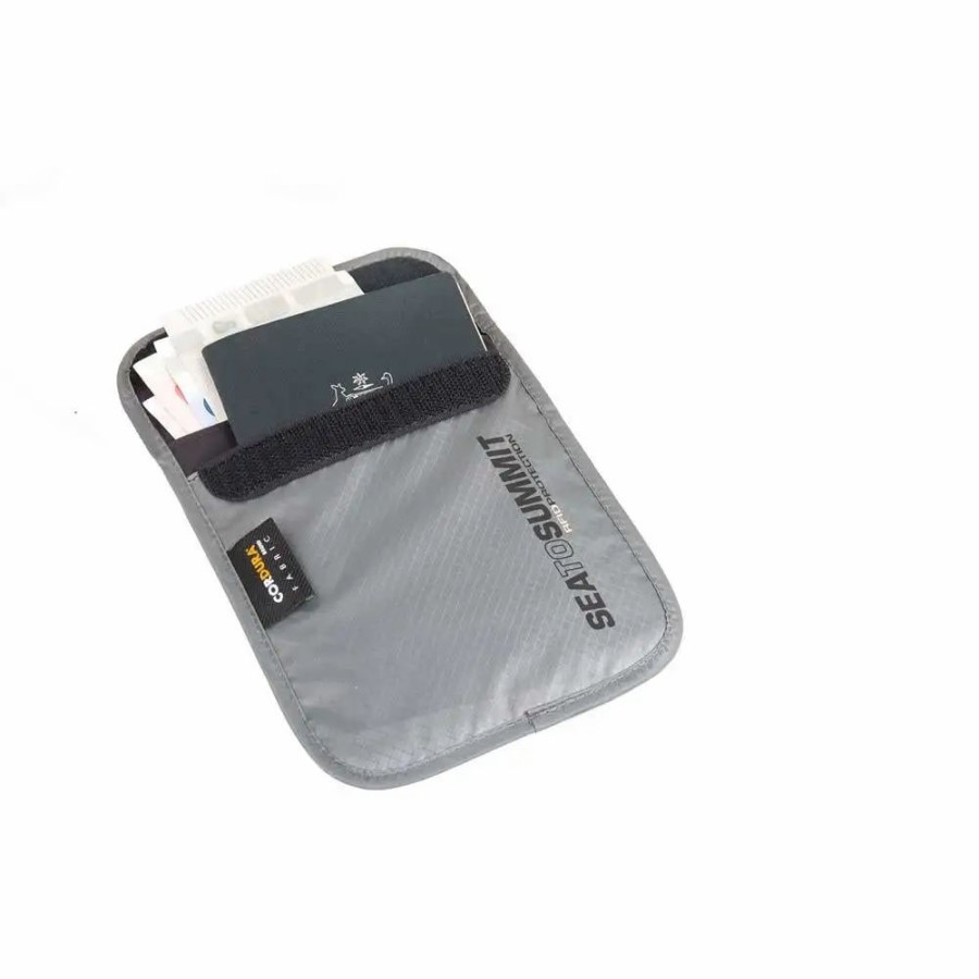 Travel Security * | Sea To Summit Travelling Light Passport Pouch Rfid Grey