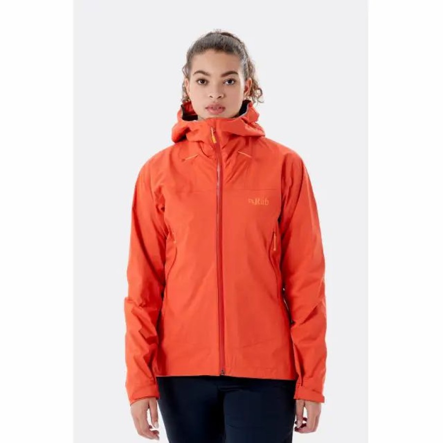 Travel Comfort * | Rab W Downpour Plus 2.0 Jacket