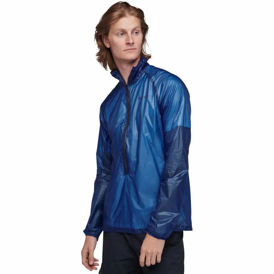 Travel Comfort * | Black Diamond Men'S Deploy Wind Shell Ultra Blue