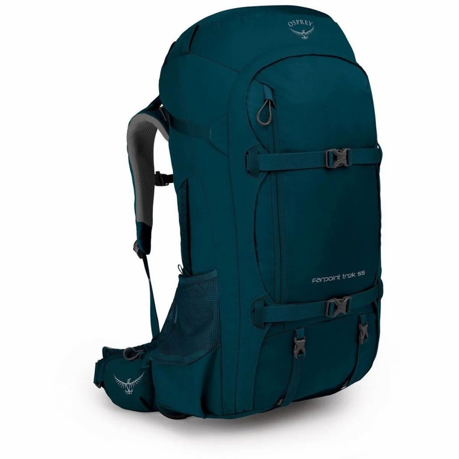 Backpacks * | Osprey Packs Farpoint Trek Pack 55 Petrol Blue