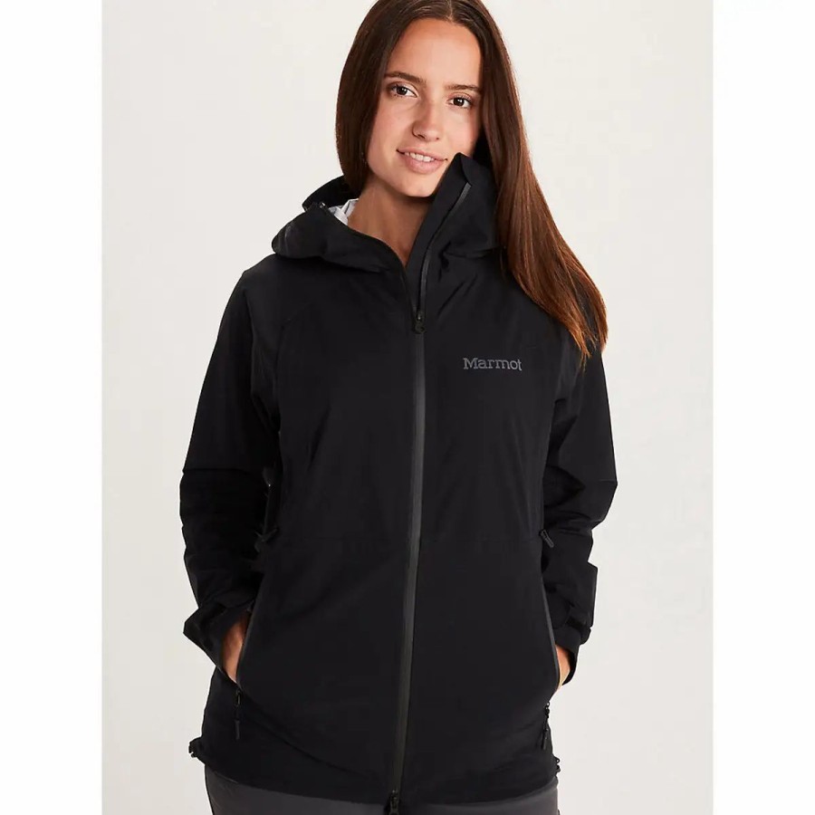 Travel Comfort * | Marmot Women'S Keele Peak Jacket Black