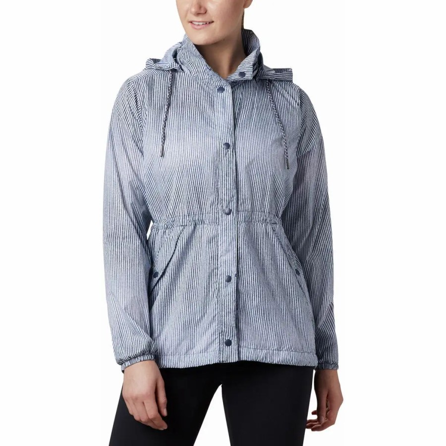 Travel Comfort * | Columbia Women'S Gable Island Jacket Nocturnal Ombre Stripe