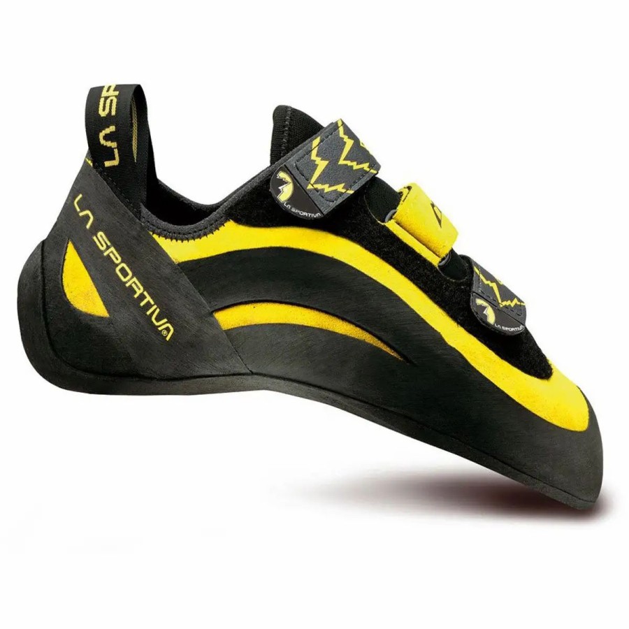 Climb * | La Sportiva Men'S Miura Climbing Shoe Yellow/Black