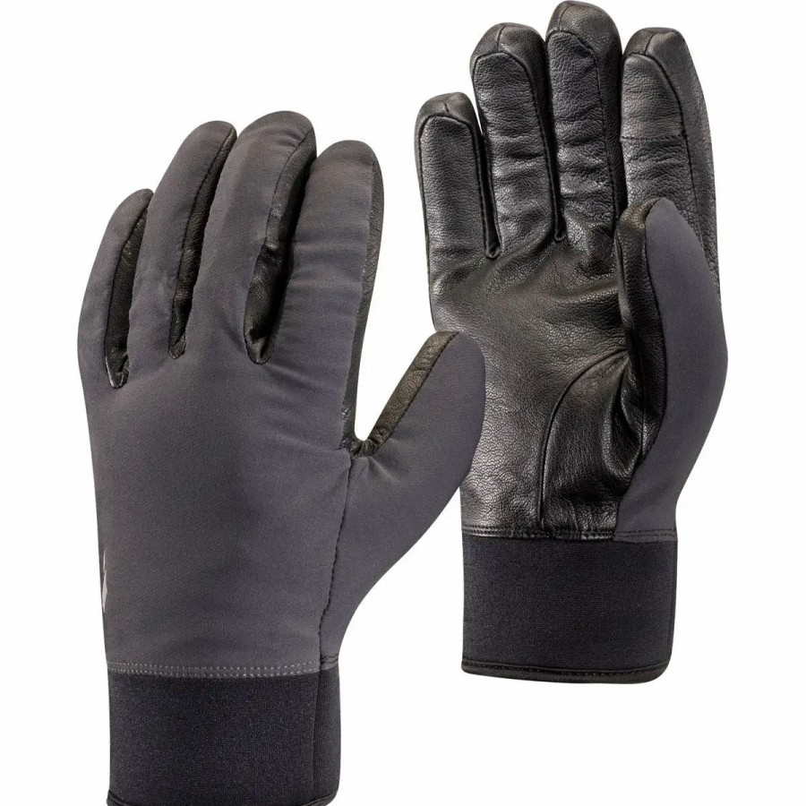 Climb * | Black Diamond Heavyweight Softshell Gloves Smoke